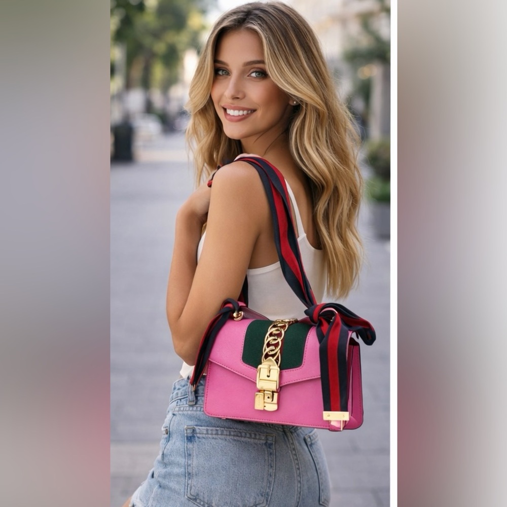 Gucci Web Sylvie PINK - Picture 3 of 4